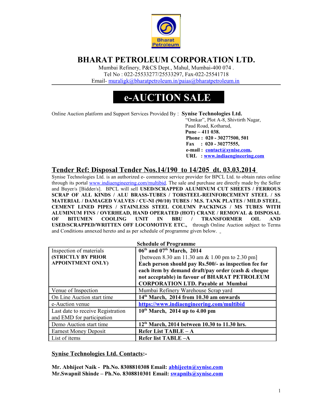 Bharat Petroleum Corporation Ltd