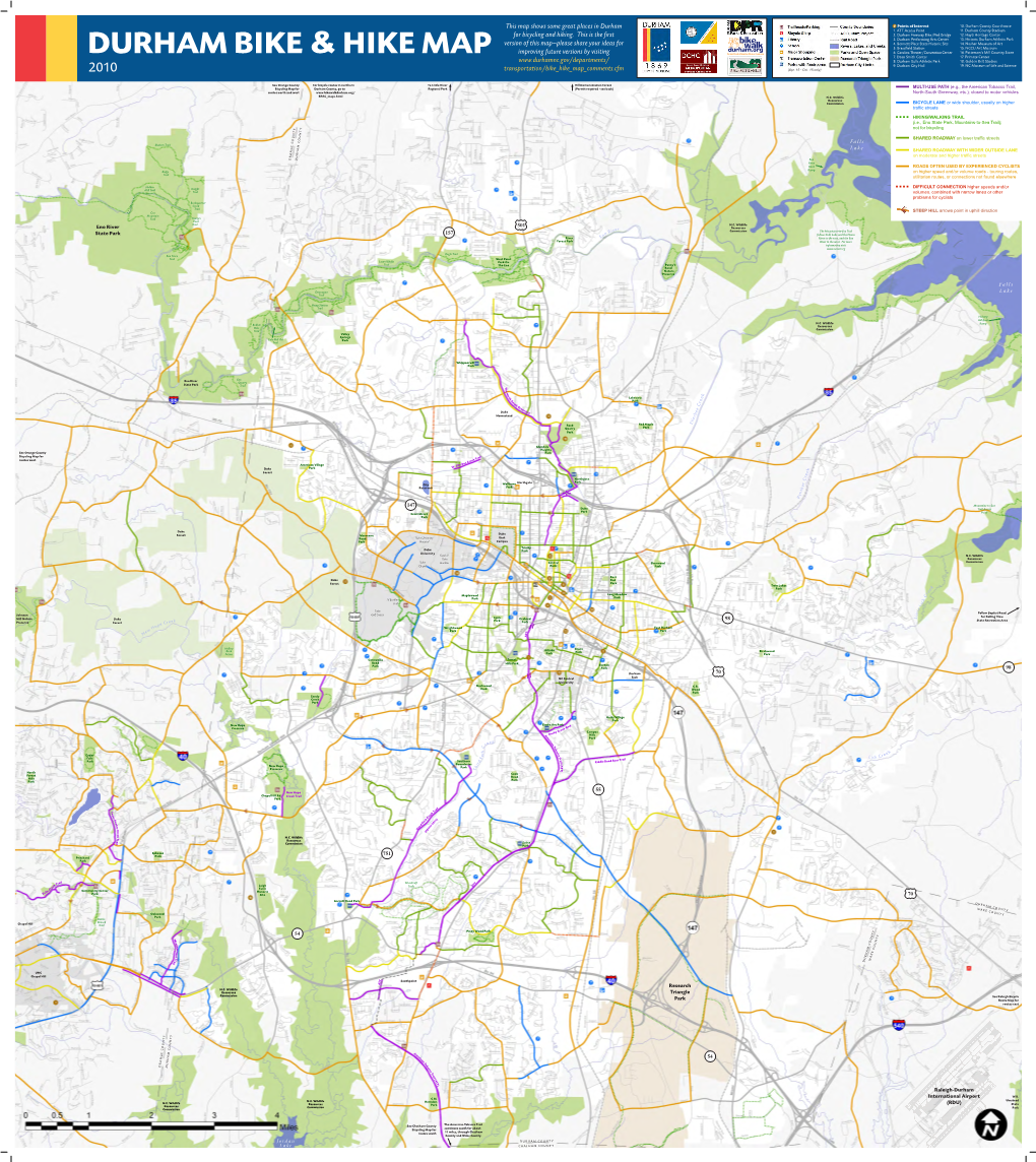 Durham Bike & Hike Map 7