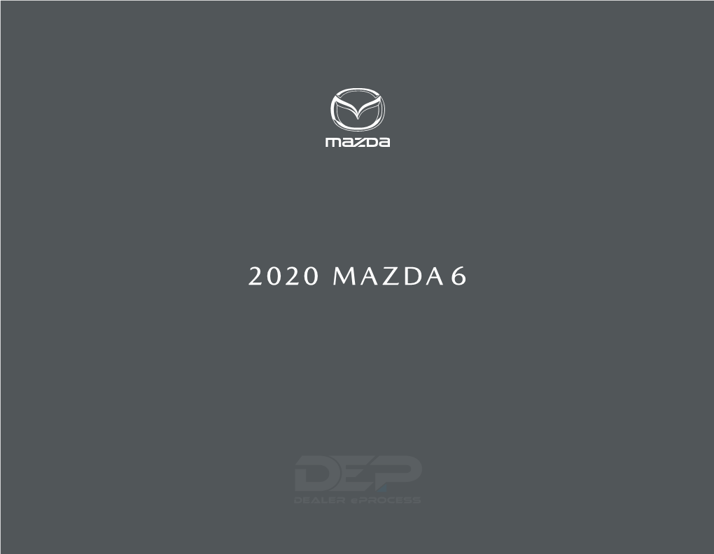 Mazda 2020 Mazda6 Brochure