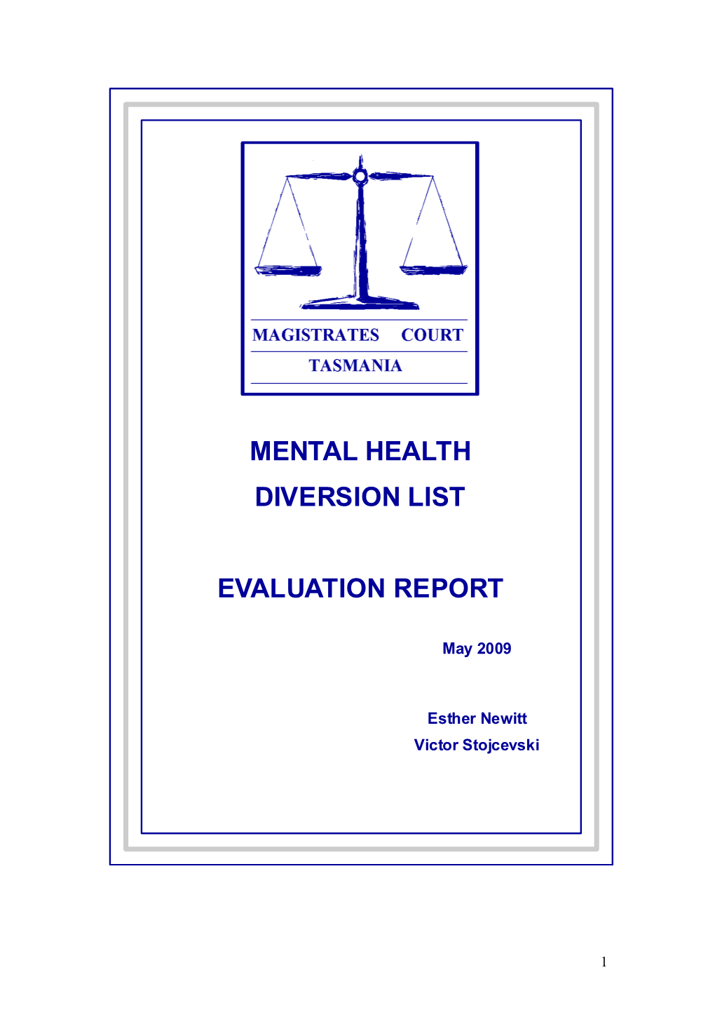 Mental Health Diversion List