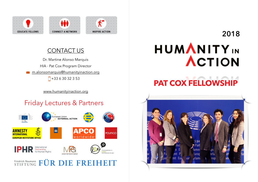 Pat Cox Fellowship
