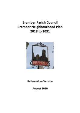 Bramber Neighbourhood Plan 2018 to 2031