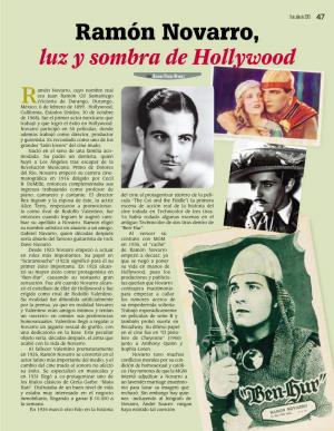 Ramón Novarro, Luz Y Sombra De Hollywood