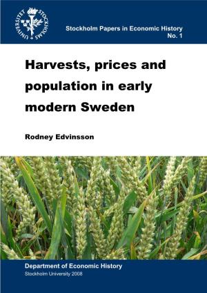 Agricultural Fluctuations in Sweden 1665-1820