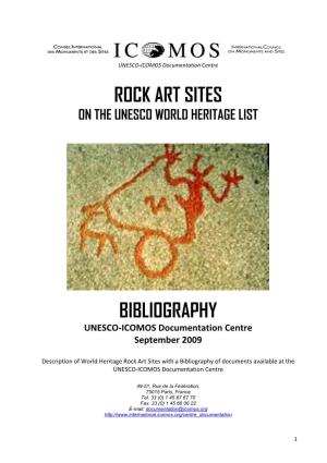 Rock Art Sites Bibliography