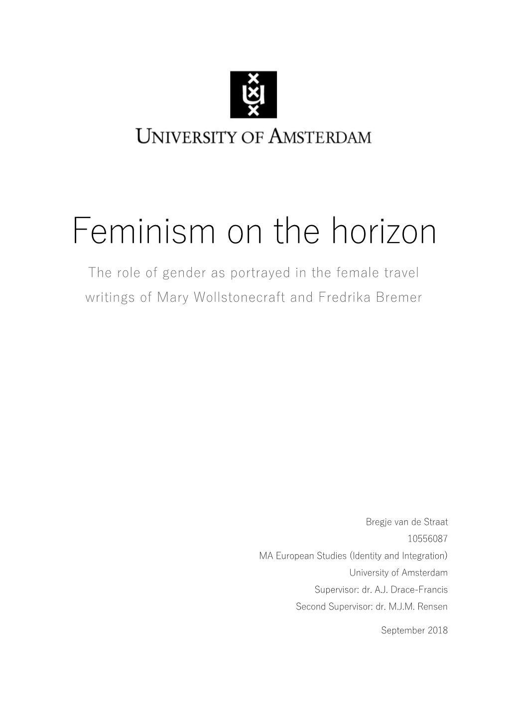 Feminism on the Horizon