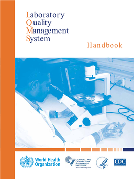 Laboratory Quality Management System: Handbook