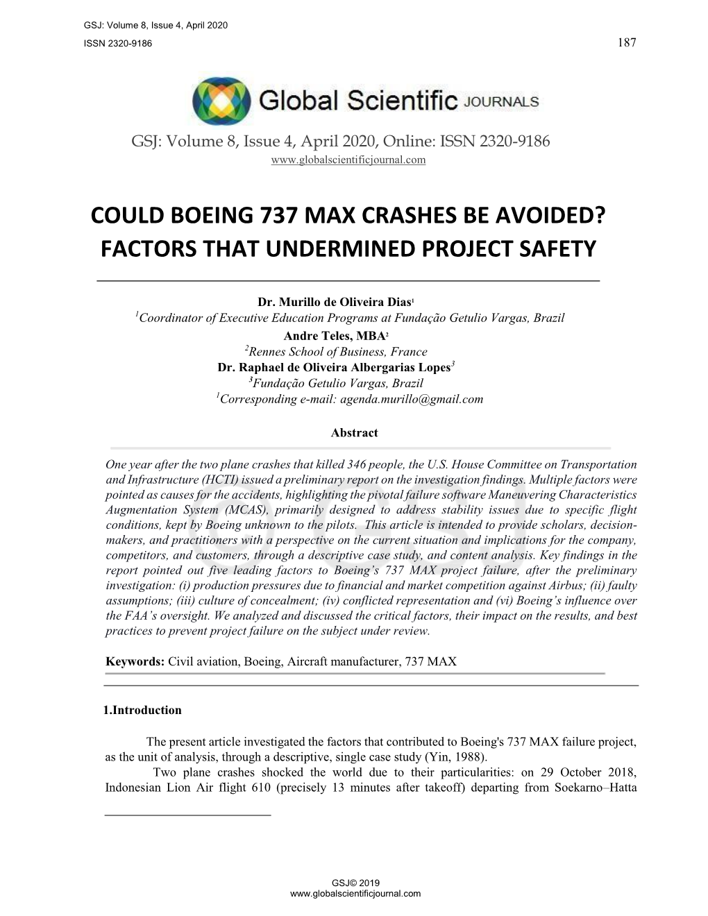 Could Boeing 737 Max Crashes Be Avoided? Factors That Undermined Project Safety