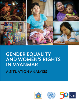 Gender Equality and Women's Rights in Myanmar