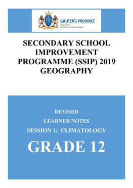 (Ssip) 2019 Geography