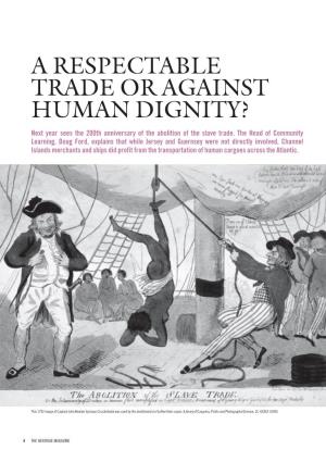 Jersey's Involvement in the Slave Trade