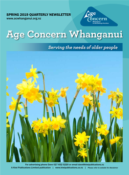 Age Concern Whanganui Issue 3 2019 Spring