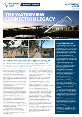The Waterview Connection Legacy