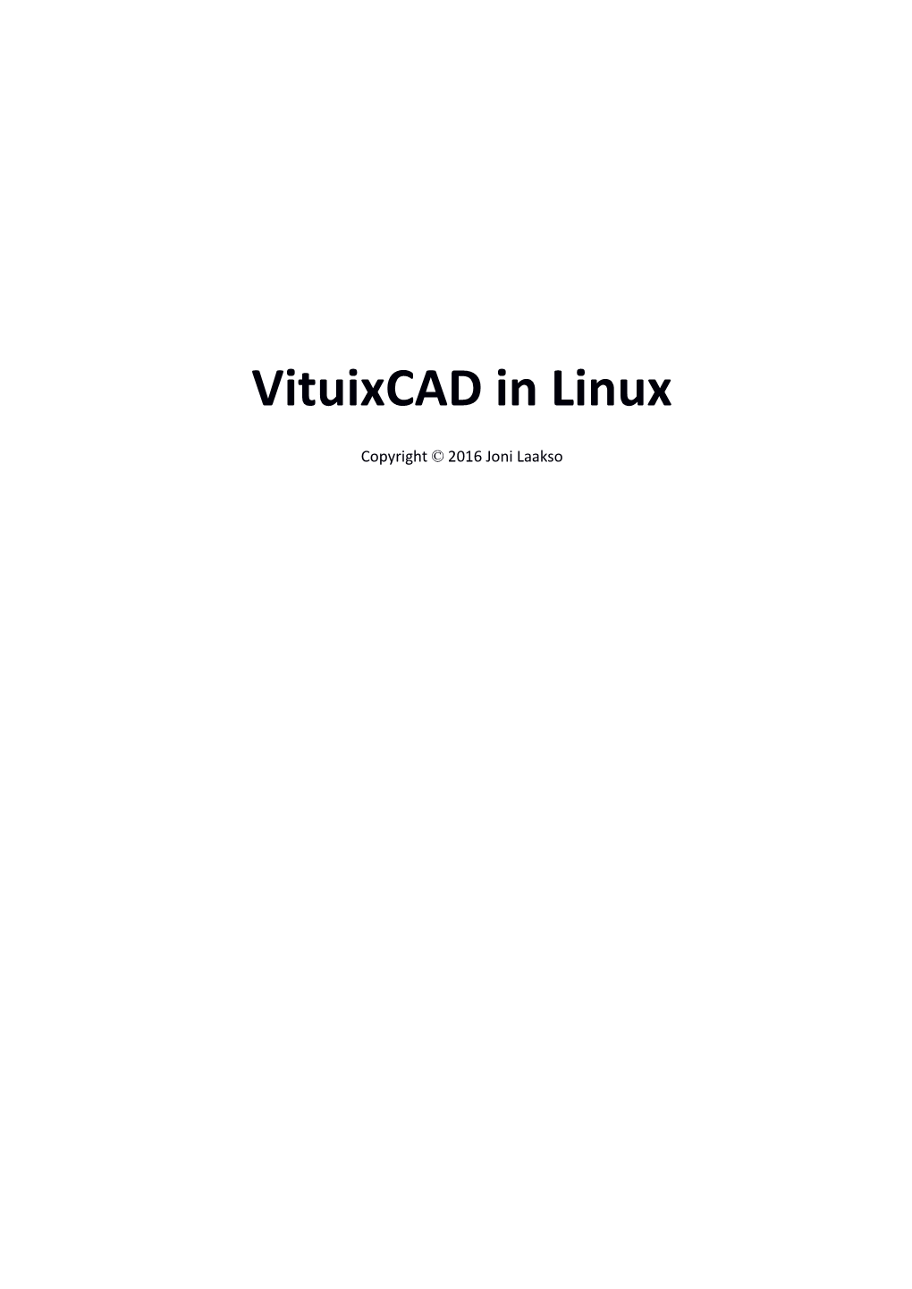 Vituixcad in Linux