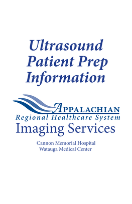 Ultrasound Patient Prep Information