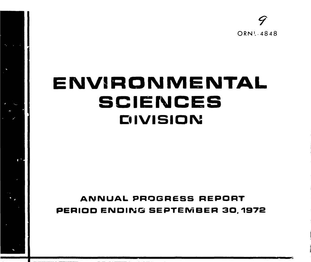 Nvironmental Sciences Division