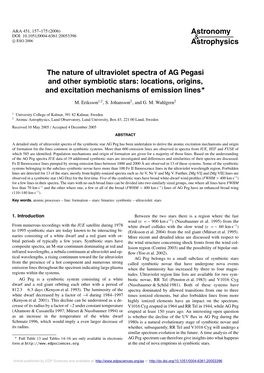 The Nature of Ultraviolet Spectra of AG Pegasi and Other Symbiotic Stars: Locations, Origins, and Excitation Mechanisms of Emission Lines