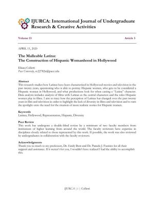 The Malleable Latina: the Construction of Hispanic Womanhood in Hollywood