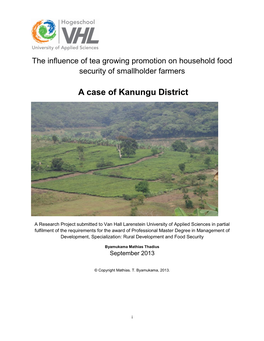 A Case of Kanungu District