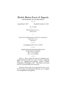 United States Court of Appeals for the DISTRICT of COLUMBIA CIRCUIT