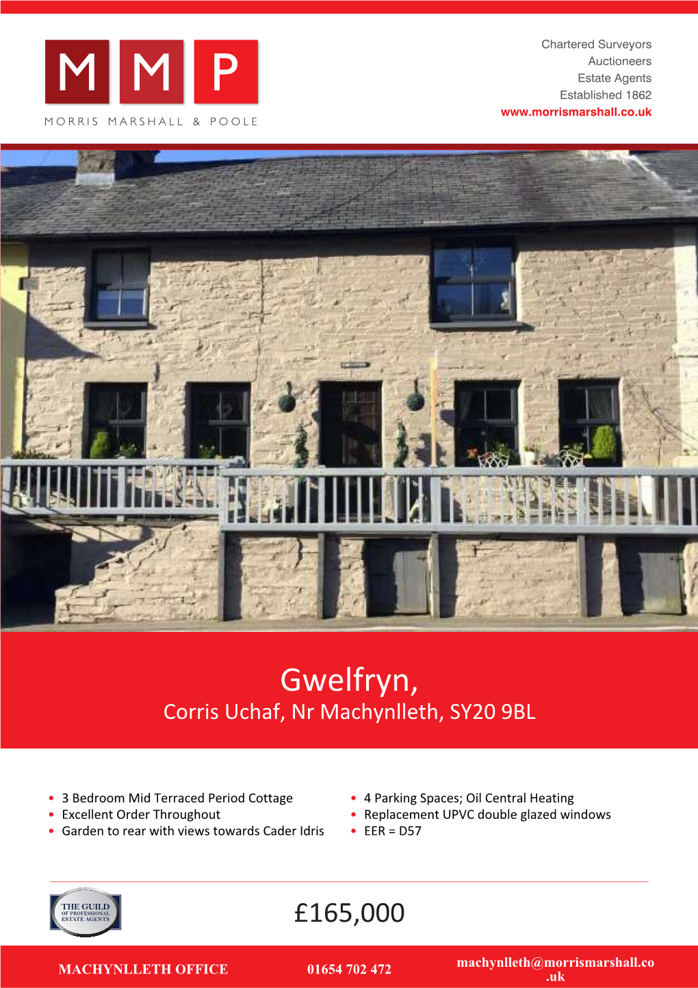 Gwelfryn, Corris Uchaf, Nr Machynlleth, SY20 9BL