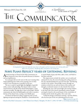 Nave Plans Reflect Years of Listening, Revising