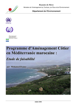 Programme D'aménagement Côtier En Méditerranée Marocaine