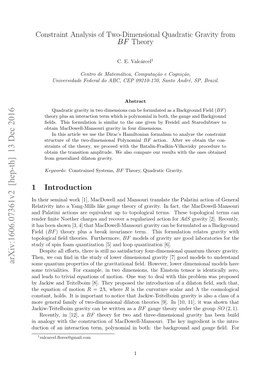 Constraint Analysis of Two-Dimensional Quadratic Gravity