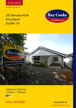 28 Glenvara Park Knocklyon Dublin 16 for SALE