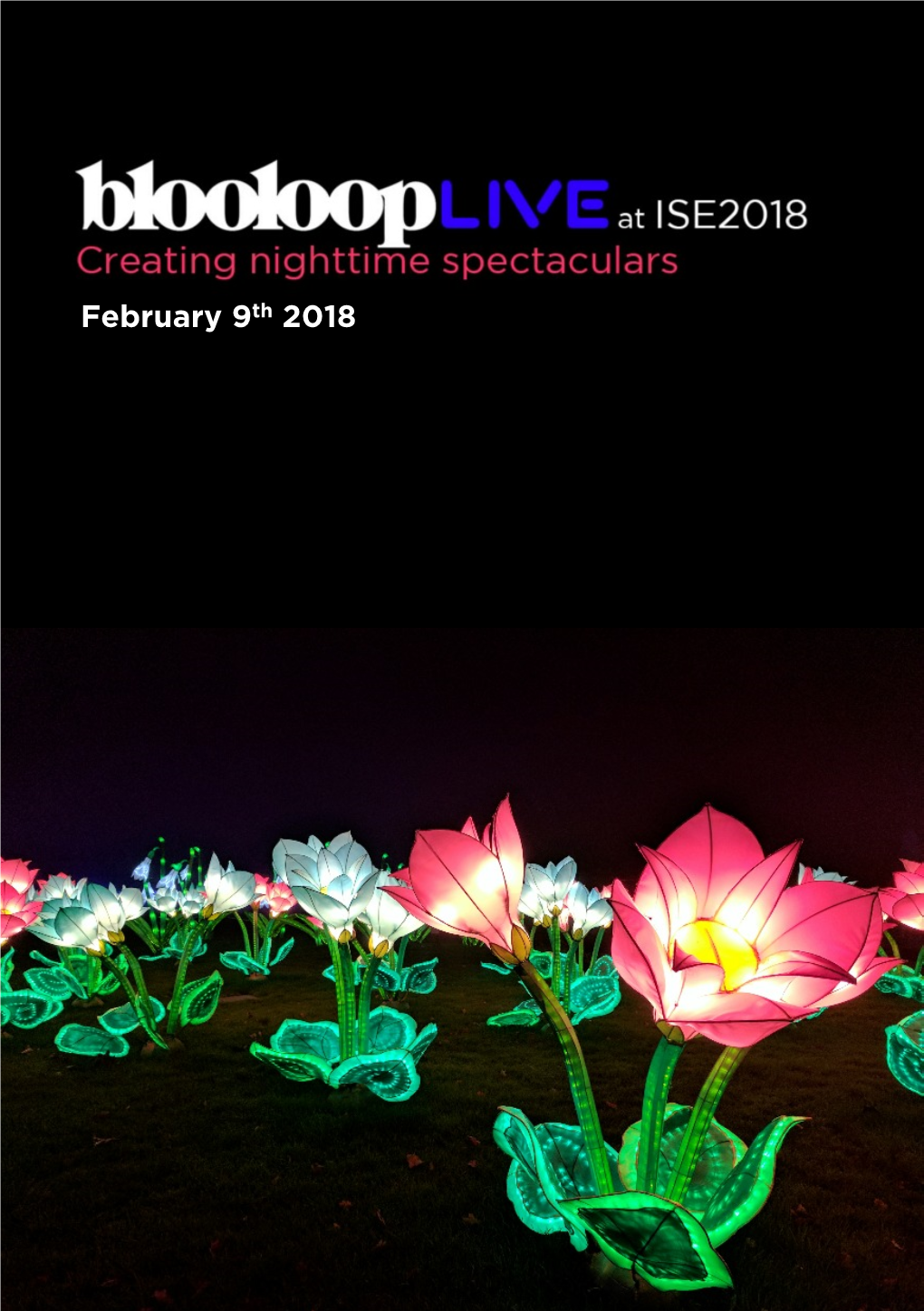 Bloolooplive at ISE 2018 Brochure