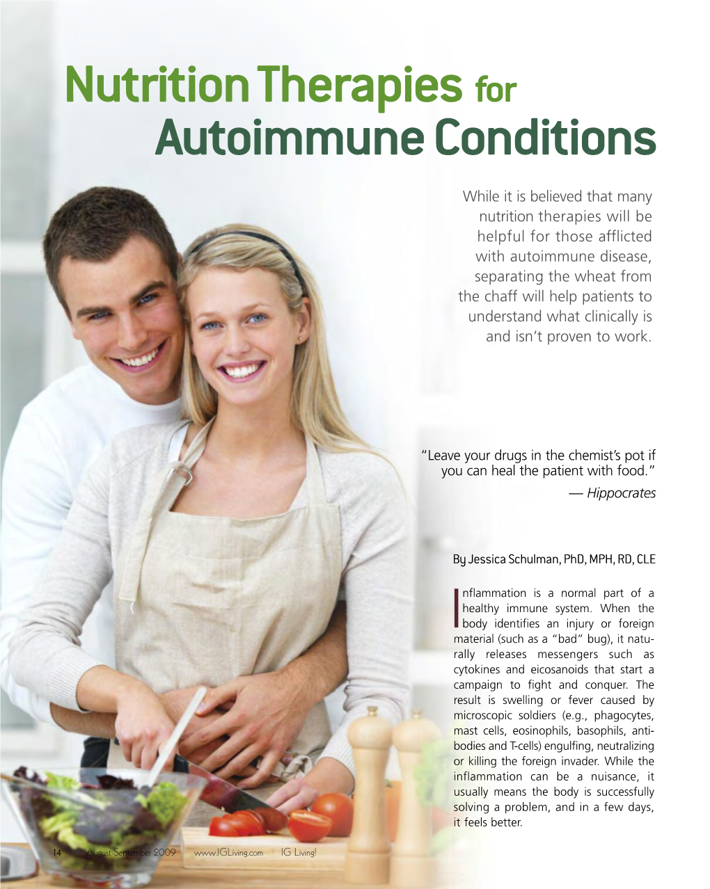 Nutrition Therapies for Autoimmune Conditions