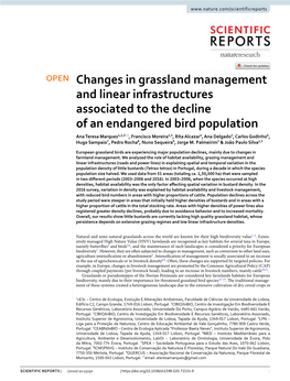 Changes in Grassland Management and Linear Infrastructures