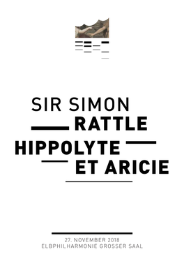 Rattle Hippolyte Et Aricie