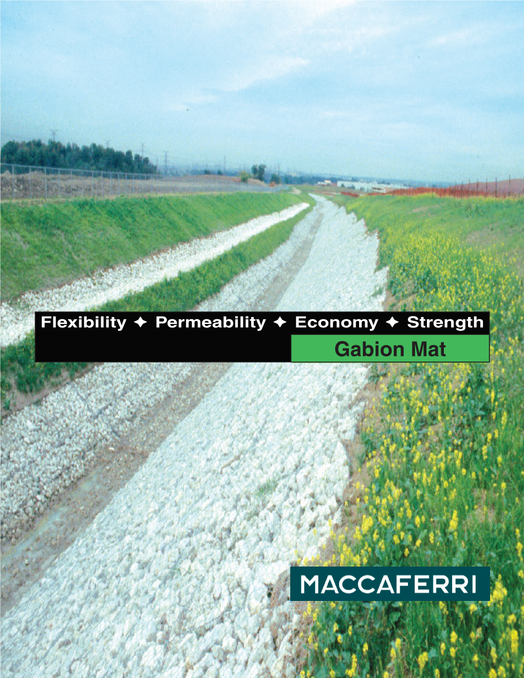 Gabion Mat Accaferri Gabion Mats Are Large Rectangular Fig