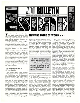 ADL Bulletin, September 1967