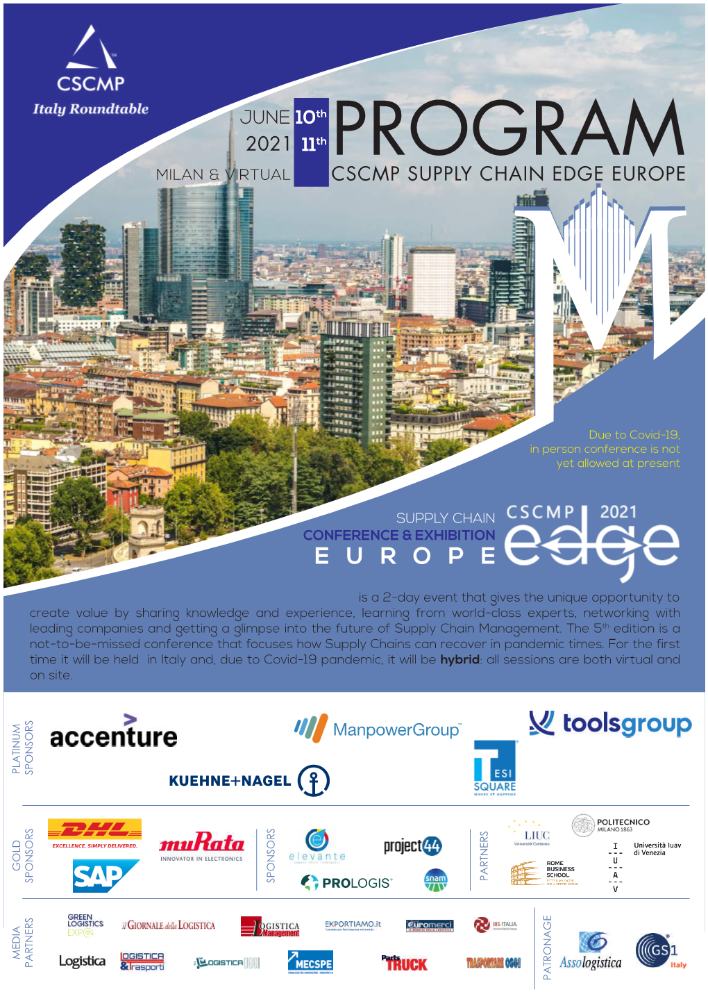 Program Milan & Virtual Cscmp Supply Chain Edge Europe