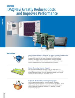 Daqnavi Greatly Reduces Costs and Improves Performance