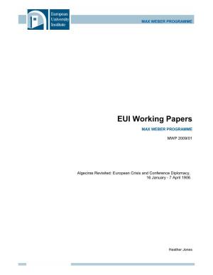 EUI Working Papers