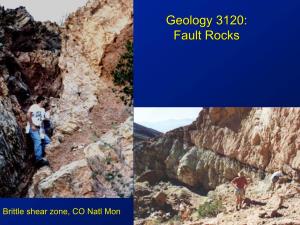Death Valley Faultfault Rocksrocks Andand Strengthstrength Brittlebrittle Faultfault Zonezone Processesprocesses