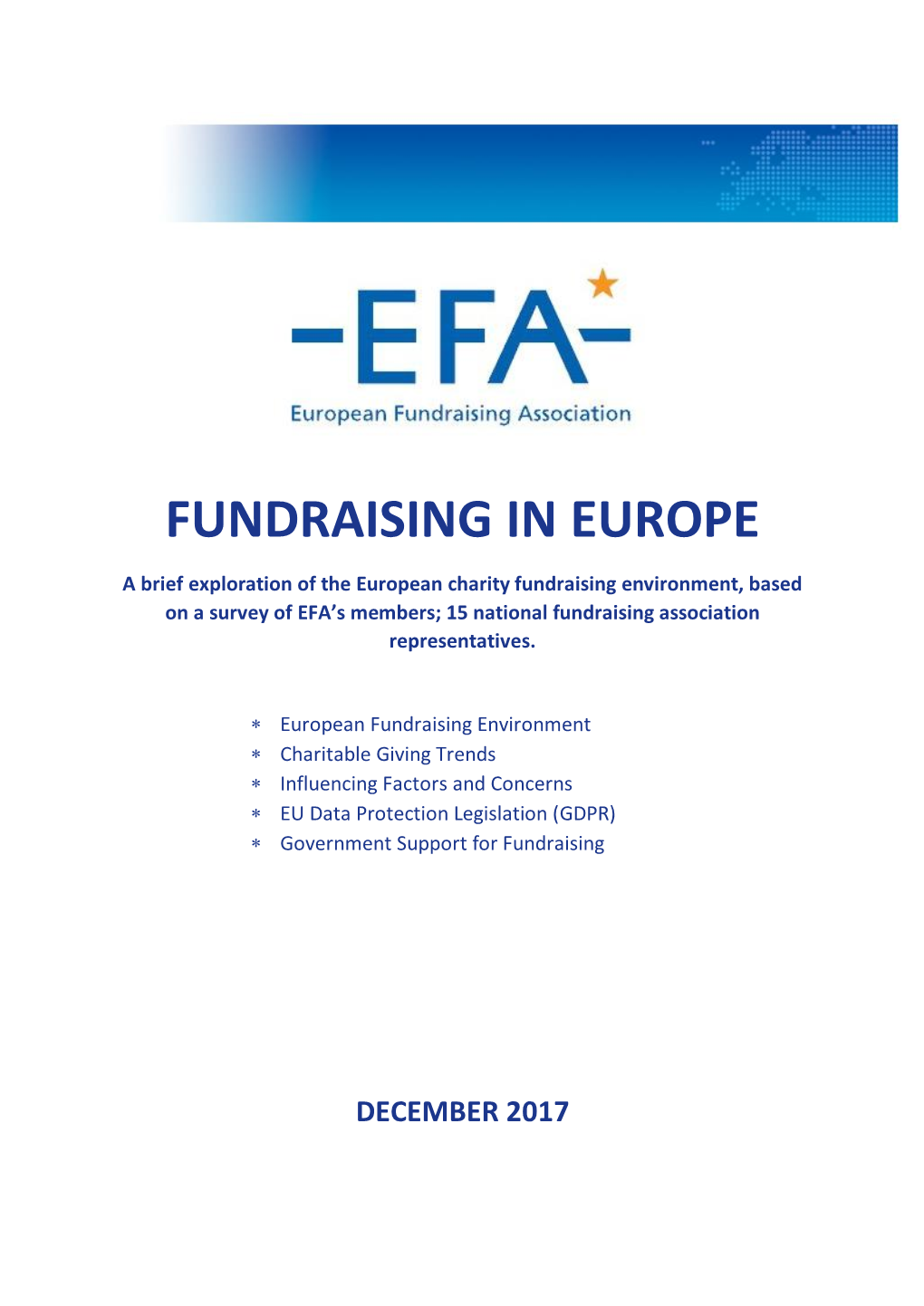 Fundraising in Europe