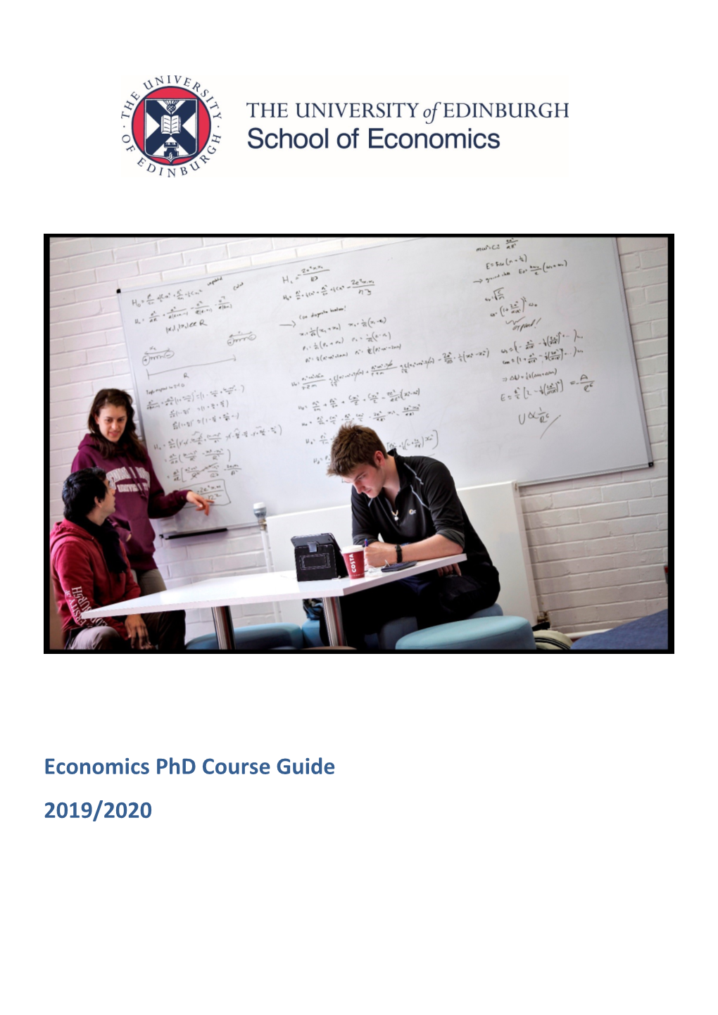 Economics Phd Course Guide 2019/2020