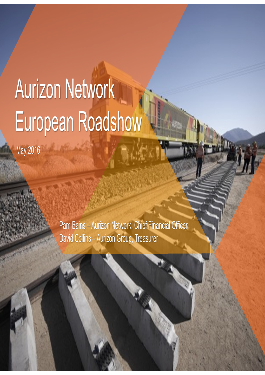 Aurizon Network European Roadshow May 2016