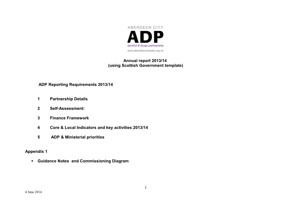Paper 3 Information Paper: ADP Planning & Reporting