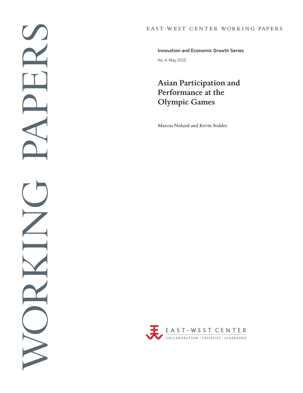 Asian Participation and Performance at the Olympic Games