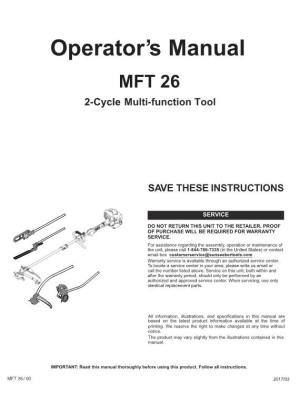 Operator's Manual Describes Safety and International Symbols and Pictographs That May Appear on This Product
