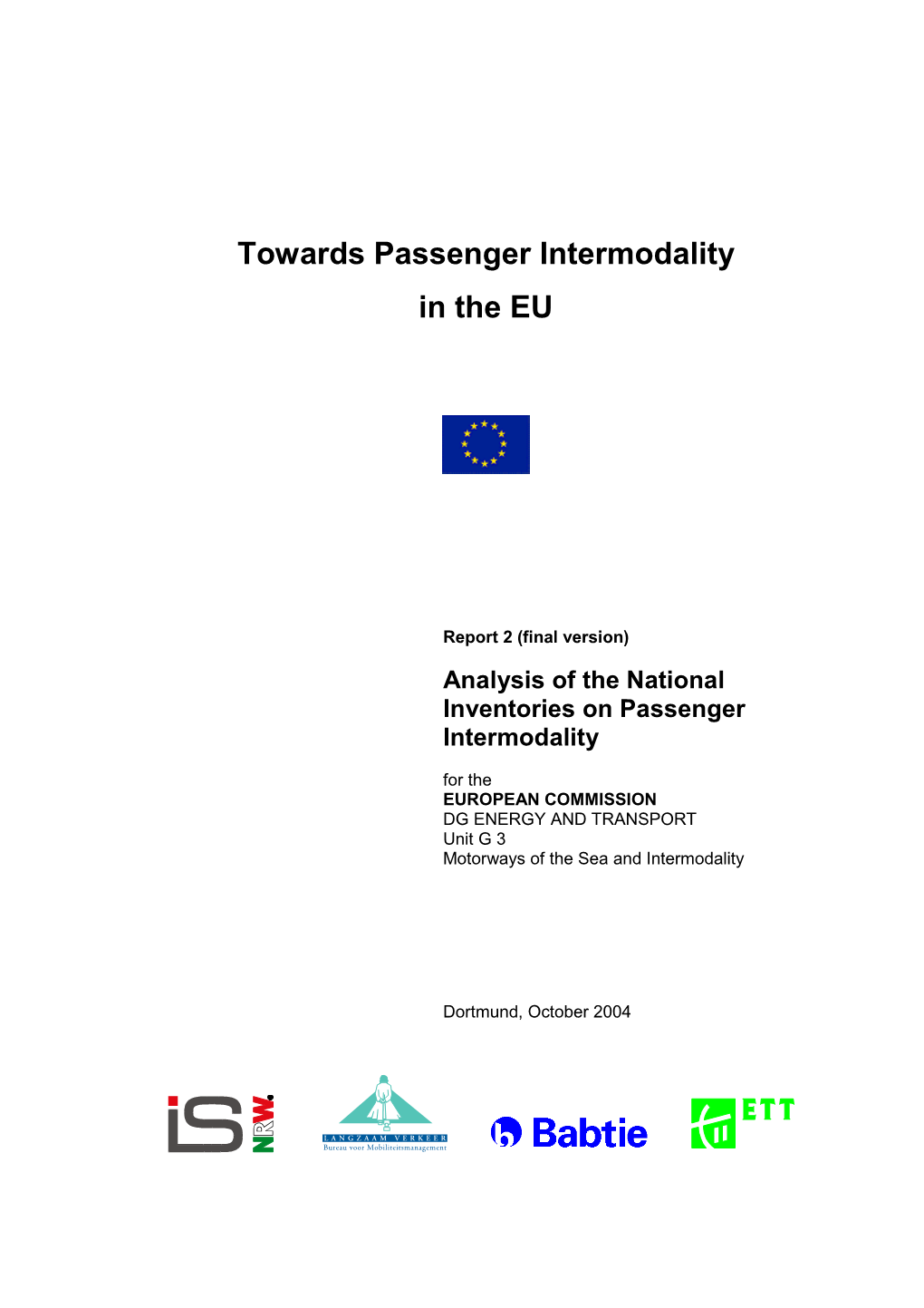 Towards Passenger Intermodality in the EU