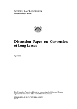 Conversion of Long Leases