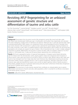 Revisiting AFLP Fingerprinting for an Unbiased Assessment of Genetic