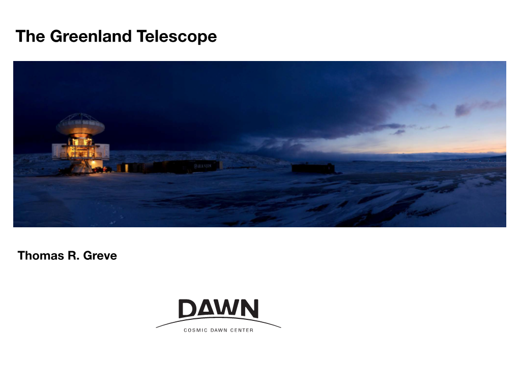 The Greenland Telescope