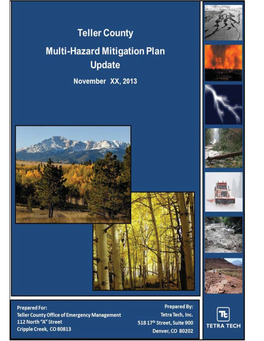 Teller County 2013 Multi Hazards Mitigation Plan